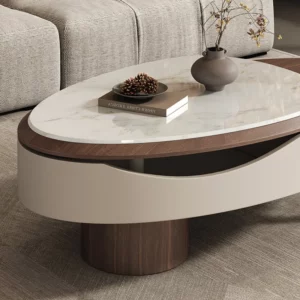 Living Room Modern Coffee Table Nordic Books Storage Minimalist Center Coffee Table Unique Italian Mesa Auxiliar Home Furniture - Image 4