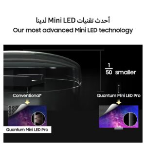 65 Inch Neo QLED TV, QN90F, 4K, Mini LED, NQ4 AI Gen3 Processor, 4K AI Upscaling Pro, Glare Free, Neo Quantum HDR+, Vision AI Smart TV, QA65QN90FAUXZN (2025 - UAE Version) QN90F TITAN BLACK - Image 4