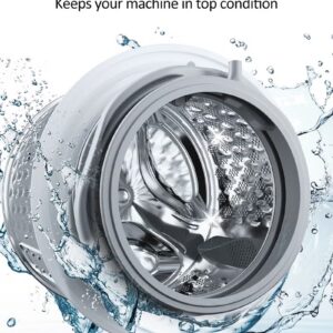 Hisense Front Loading Washing Machine WFSQ8012VMT, 1200RPM, SteamWash, Durable Inverter, Quick Wash, Self-Diagnosticfault Finding, Drum Clean, Delay End, Favorite Function 8 kg WFSQ8012VMT Grey - Image 3