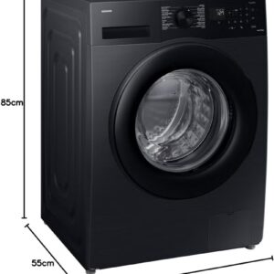 Samsung 9KG Front Load Washing Machine, 1400RPM, LED Digital Display, Ecobubble™, SmartThings AI Energy Mode, 5 Star Rating, Digital Inverter Compressor WW90CGC04DABGU Black - Image 5