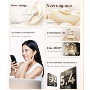 Lenovo EA230 Original Bluetooth Headphones In Ear TWS Wireless Earbuds Music Call Noise Cancelling Earphones Sport Game Headset - Image 4