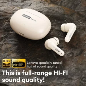 Lenovo Upgraded LE202 In ear True Wireless Bluetooth Earphones with Microphones Stereo Noise Reduction Bass HIFI Touch Earphones - Image 5
