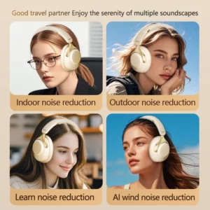 Acer OHR524 ANC Wireless Bluetooth Headphones 360° Surround Sound Headsets Gamer Sports Earphones Noise Reduction with HD Mic - Image 4