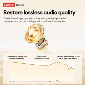 Lenovo Wired Earphones Game Headset Low Latency Multi-Device Karaoke Sport Earbuds with Mic HD Call 3.5mm TypeC Headphones YF36 - Image 3