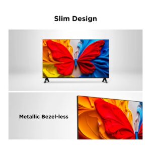 TCL 43 Inch Smart TV QLED HDR 10 Google TV, Dolby Audio, Game Mode, Multiple Eye Care with Slim Design, 60Hz, (2025 Model), 43S5K Black - Image 2