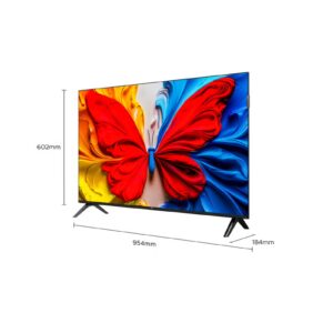 TCL 43 Inch Smart TV QLED HDR 10 Google TV, Dolby Audio, Game Mode, Multiple Eye Care with Slim Design, 60Hz, (2025 Model), 43S5K Black - Image 3