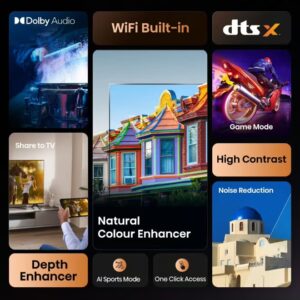 Hisense Hisense 40 Inch Full HD Smart TV – VIDAA OS, Natural Color Enhancer, Game Mode, Dolby Audio, Screen Mirroring, Noise Reduction, HDMI ARC, Wi-Fi, YouTube, Netflix - 2025 40A4Q Black - Image 8