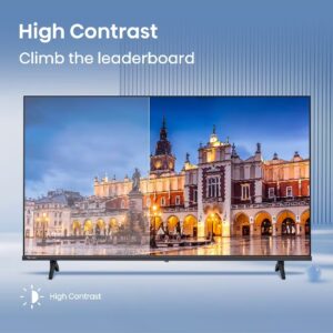 Hisense 32 inch Smart TV FHD 4K E4Q-Natural Colour Enhancer,High Contrast,Share to TV,Dual Band Wi-Fi, Game Mode, Eye Care Mode,Youtube,Netflix,Shahid 32E4Q (2025 UAE Version) 32E4Q black - Image 3
