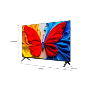 TCL 32 Inch Smart TV QLED HDR 10 Google TV, Dolby Audio, 60Hz, Game Mode, Multiple Eye Care with Slim Design (2025 Model), 32S5K Black - Image 2