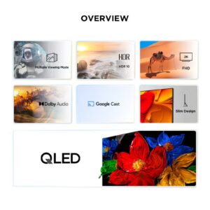 TCL 32 Inch Smart TV QLED HDR 10 Google TV, Dolby Audio, 60Hz, Game Mode, Multiple Eye Care with Slim Design (2025 Model), 32S5K Black - Image 6