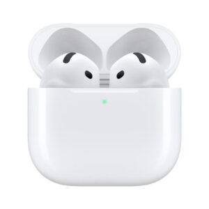 AirPods 4 Wireless Earbuds, Bluetooth Headphones, Personalized Spatial Audio, Sweat and Water Resistant, USB-C Charging Case, H2 Chip, Up to 30 Hours of Battery Life, Effortless Setup For IPhone White - Image 8