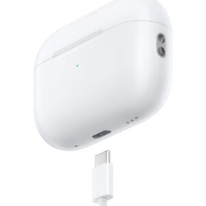 Apple AirPods Pro 2 Wireless Earbuds, Bluetooth Headphones, Active Noise Cancellation, Hearing Aid Feature, Transparency, Personalized Spatial Audio, High-Fidelity Sound, H2 Chip, USB-C Charging White - Image 3