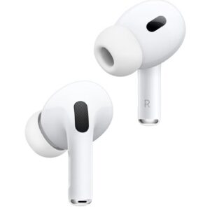 Apple AirPods Pro 2 Wireless Earbuds, Bluetooth Headphones, Active Noise Cancellation, Hearing Aid Feature, Transparency, Personalized Spatial Audio, High-Fidelity Sound, H2 Chip, USB-C Charging White - Image 6