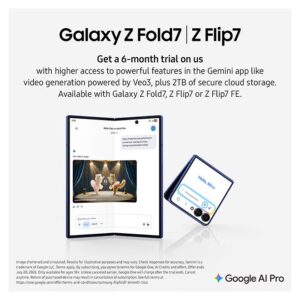 Galaxy Z Fold 7 Dual SIM Silver Shadow 12GB 256GB 5G - Middle East Version - Image 6