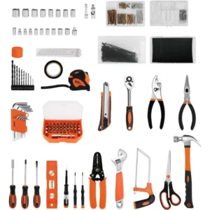 328-Piece Tool Set - Tool Kit Toolbox Storage Case with Drawer, General Household Hand Tool Kit Perfect for Home & DIY Repairs - Image 3