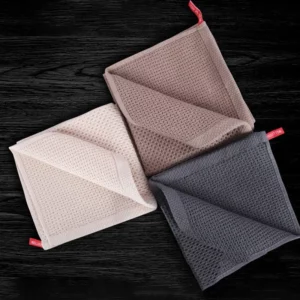 1-6PCS Household Cleaning Cloth Wholesale Thickened Waffle Weave Kitchen Towels Dishwashing And Degreasing Quick Drying Cloth - Image 6