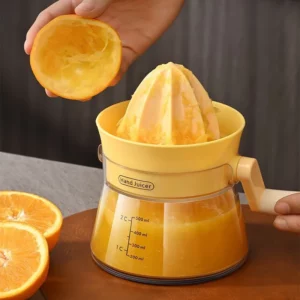 Hand Juicer for Orange Manual Lemon Grapefruit Squeezer with 500ml Storage Box Food Grade Plastic Fruit Juice Making Tool - Image 6
