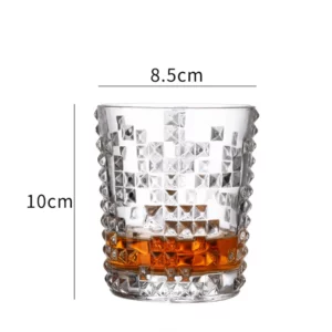 315ml/350ml Glass Diamond Relief Luxury Cups Water Dispenser Drinkware Wedding Gifts Wine Glasses Tazas Juice Cup Beverage Cup - Image 7