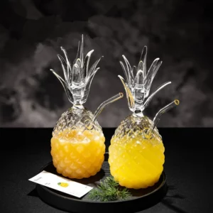 Creative Pineapple Glass Cocktail Glasses Cup Juice Wine Cup Juice Drink Cup Tea Beer Mugs Milk Coffee Cup Gift Drinkware - Image 6
