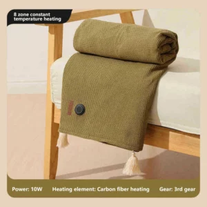 Xiaomi USB Electric Blanket Portable Warm Blanket Washable Shoulder and Knee 2Use Fast Heating Winter Home Camping Warm Blanket - Image 4