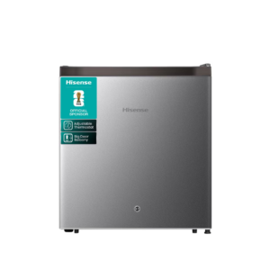 Hisense Gross 60L/Net 45L Single Door Refrigerator Minibar Fridge RR60D4ASU, Adjustable Thermostat, Big Door Balcony, Separate Chiller, Low Noise RR60D4ASU Silver - Image 1