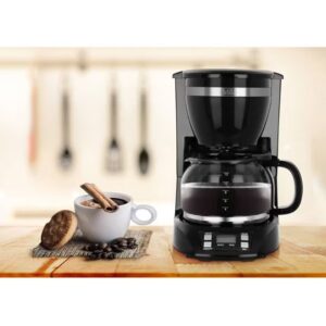 Coffee Maker, 10-Cup Drip Coffee Machine with 1.25L Glass Carafe, Easy-Grip Handle, Drip Stop, Non-Stick Warming Plate, Auto-Shutoff, Boil Dry Protection, 1.25 L 750 W DCM750S-B5 Black/Silver - Image 2