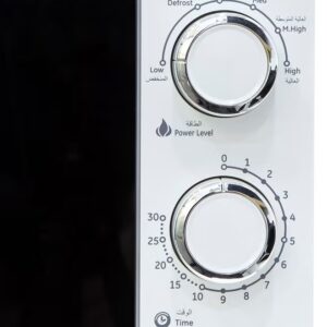 Microwaves Oven 20L, Re-Heating and Fast Defrosting | Adjustable Temperature & Timer Function 20 L 1200 W GMO1894-20LN White - Image 6