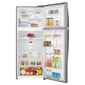 438L Net Capacity, Top Mount Double Door Refrigerator With Linear Cooling And Smart Inverter Compressor 435.81 kW GR-C619HLCL Platinum Silver - Image 4