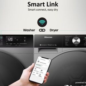 8 kg Heat Pump Tumble Dryer, 15 Programs, Auto Dry, Smart Wi-Fi Feature with ConnectLife, Quick Wash, Pause & Add Function - DH3S802BT2 Titanium - Image 5