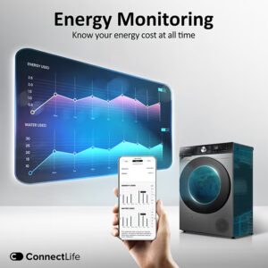 8 kg Heat Pump Tumble Dryer, 15 Programs, Auto Dry, Smart Wi-Fi Feature with ConnectLife, Quick Wash, Pause & Add Function - DH3S802BT2 Titanium - Image 10