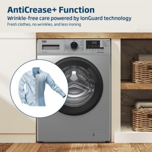 7 kg Front Load Washing Machine, 1200 RPM, 15 Programmes, Low Noise, Quick wash 14/28 Minutes, SteamCure Wash, Digital Display, DrumClean Function, 10 Years Warranty on ProSmart Inverter Motor 7 kg WCV7612US Silver - Image 3