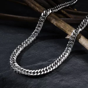 3/5/7/9mm Chunky Cuban Chain Necklaces for Men Boys,Waterproof Stainless Steel Silver Color Chain,Hip Hop Classic Jewelry Gift - Image 4