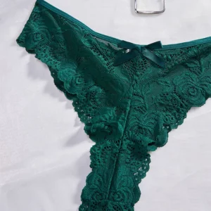 Sexy Sleepwear For Sleeping Night Dress Women Lingеrie Sets Deep V Slip Nightgowns And Panties Lace Ruffle Trim Underwear Pajama - Image 5