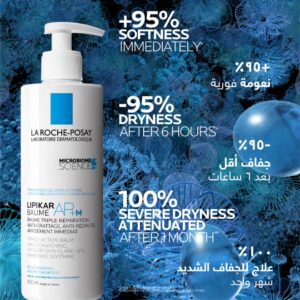 Lipikar Baume Ap+M Moisturizing For Dry And Eczema-Prone Skin 400ml - Image 6