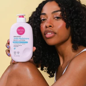 EOS Shea Better Body Lotion - Vanilla Cashmere, 24-Hour Moisture Skin Care, Lightweight & Non-Greasy, Made with Natural Shea, Vegan - Image 2