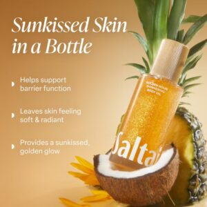 Saltair Shimmering Body Oil Golden Hour Scented Dry Oil Moisturizer with LightReflecting Pearl Pigments Moisturizing Glow for All Skin Types 4 Fl Oz - Image 5