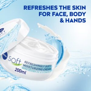 Soft Refreshingly Moisturizing Cream With Vegan Formula For Face Body And Hand 200ml - Image 6