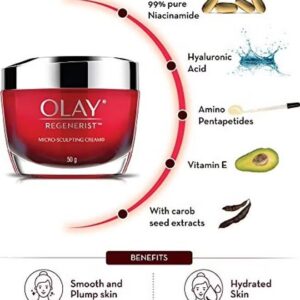 Olay Day Cream Regenerist Microsculpting Moisturizer Red 50grams - Image 2