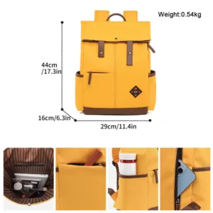 New Men And Women With The Same Large-capacity Oxford Casual Shoulder Bag, The Trend Of Colour Matching Durable Travel Backpack, - Image 2