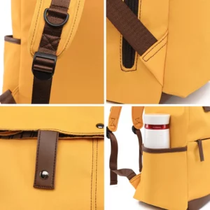 New Men And Women With The Same Large-capacity Oxford Casual Shoulder Bag, The Trend Of Colour Matching Durable Travel Backpack, - Image 6