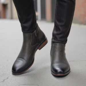 Boots Men Comfortable Fashion 2025 Brand Boots Leather - Image 5