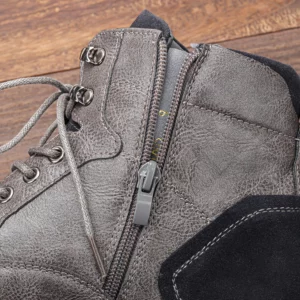 Size 7-13 Ankle Boots For Men Men's Leather boots Brand Boot for men #AL605 - Image 3