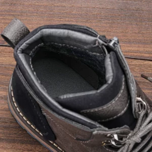 Size 7-13 Ankle Boots For Men Men's Leather boots Brand Boot for men #AL605 - Image 4