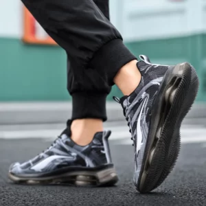 Men's Fashion Basketball Shoes with Air Cushions, Comfortable and Non-Slip, Breathable and Shock-Absorbing, Suitable for Men's Outdoor Activities - Image 5