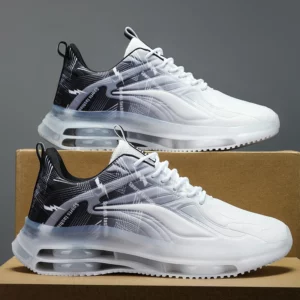Men's Fashion Basketball Shoes with Air Cushions, Comfortable and Non-Slip, Breathable and Shock-Absorbing, Suitable for Men's Outdoor Activities - Image 3