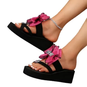 Women Slippers 2025 Summer Outdoor Sandals Comfortable Beach Shoes Flip Flops The Platform Breathable Slippers Slides Women - Image 4