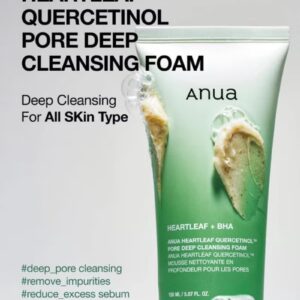 Heartleaf Quercetinol Pore Deep Cleansing Foam White 150ml - Image 5
