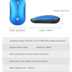 HP DM10 Wireless Bluetooth Dual Mode Mouse for office laptop Grey - Image 5