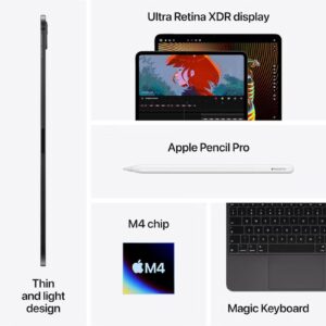 Apple iPad Pro - 2024 ( 5th Generation) M4 11-Inch, 256GB, WiFi, Silver With Standard Glass - International Version - Image 4