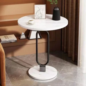 Sofa side few household living room small coffee table simple table bedside table bedside table balcony small round table - Image 2
